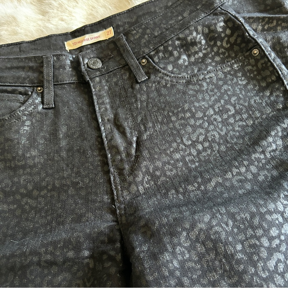 Levi’s 721 High Rise Skinny Jeans, Size 27 - Picture 7 of 13